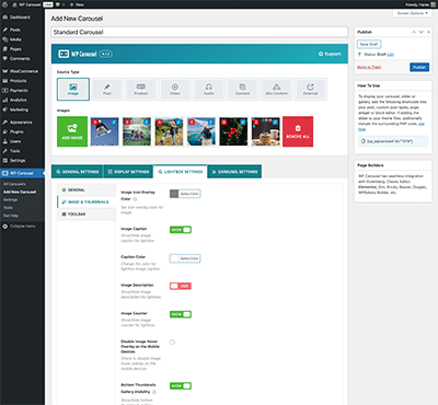 Lightbox - Image and Thumbnails